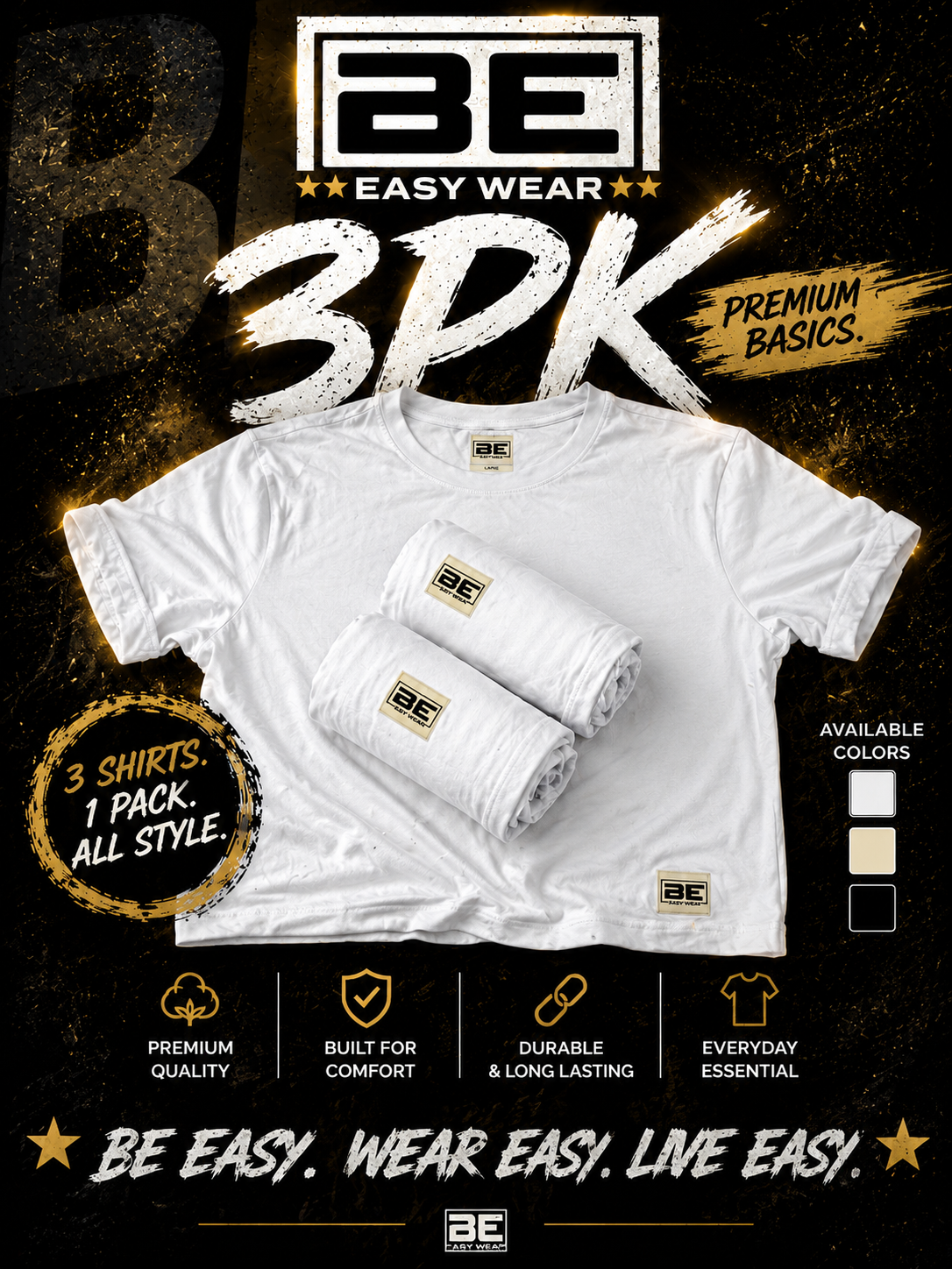 Men’s 3 Pack T-Shirts
