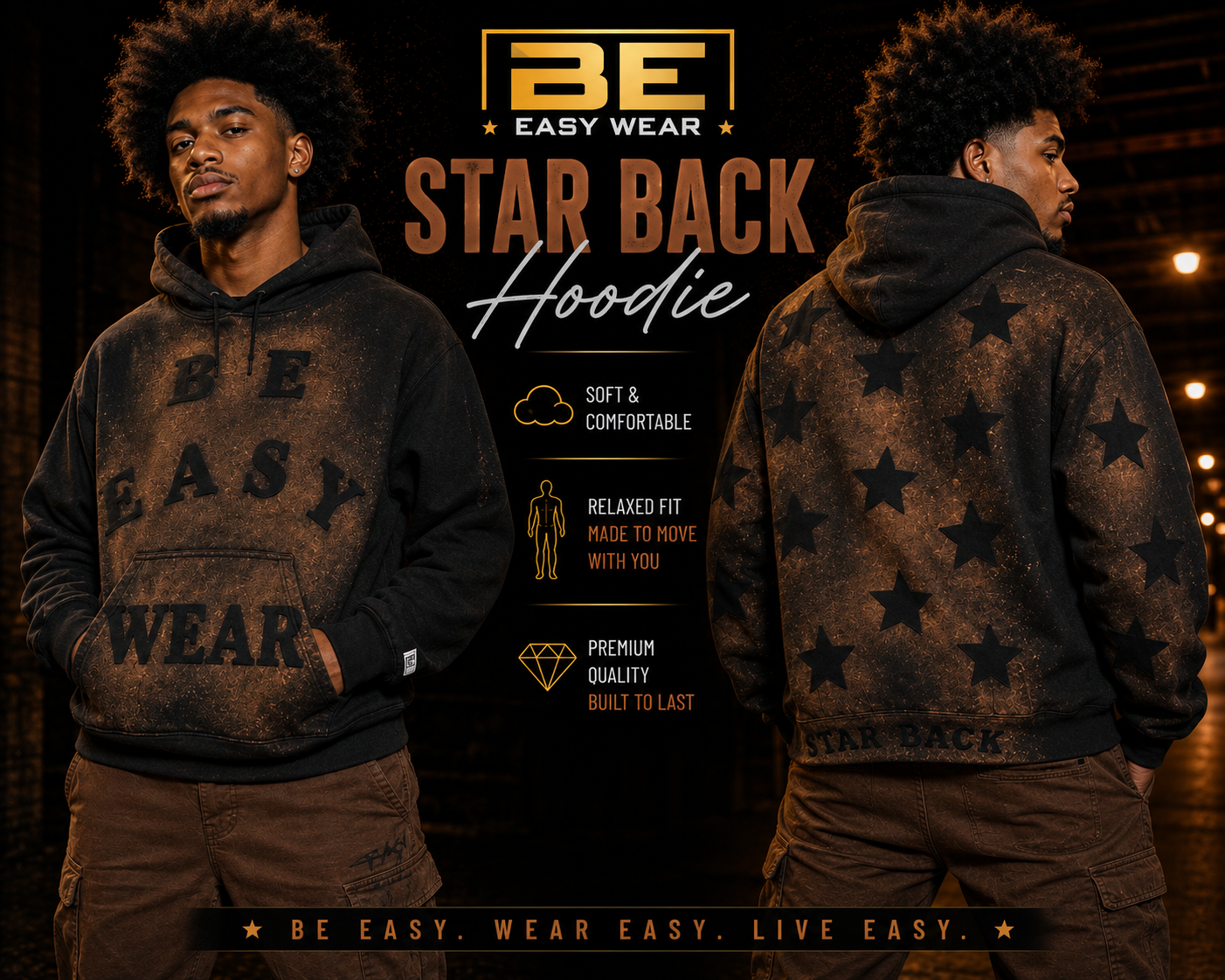 Star Back Hoodie