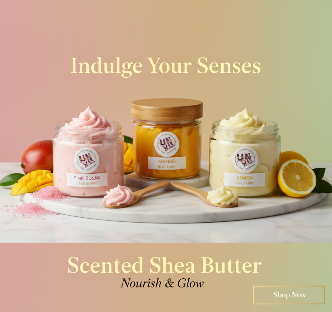 Scented Shea Butter - All Scents Banner