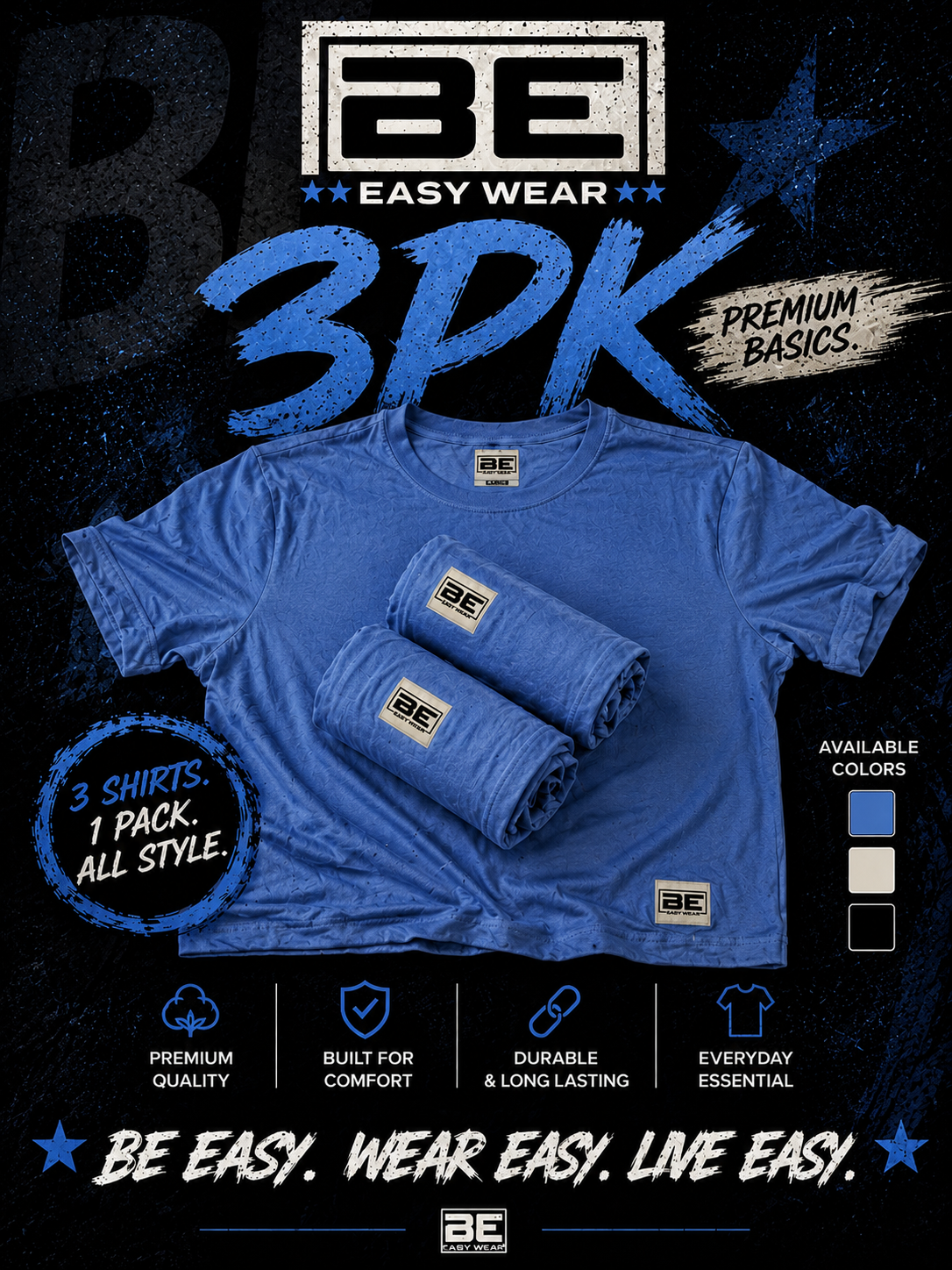 Men’s 3 Pack T-Shirts