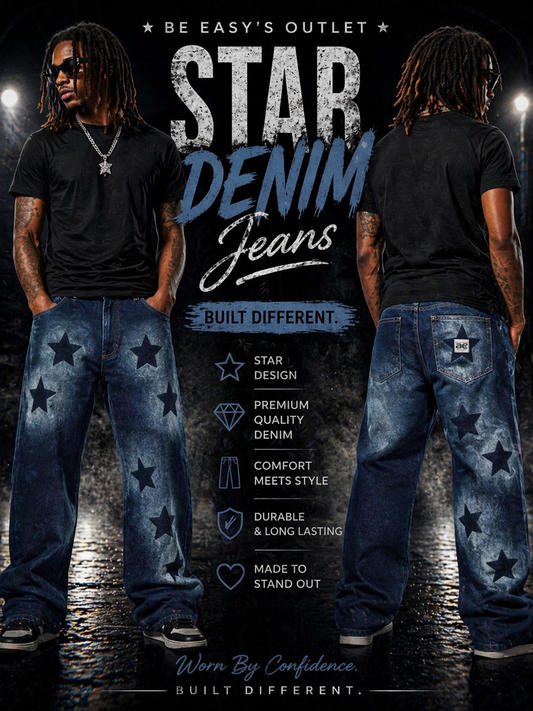 Men's Star Denim Jeans
