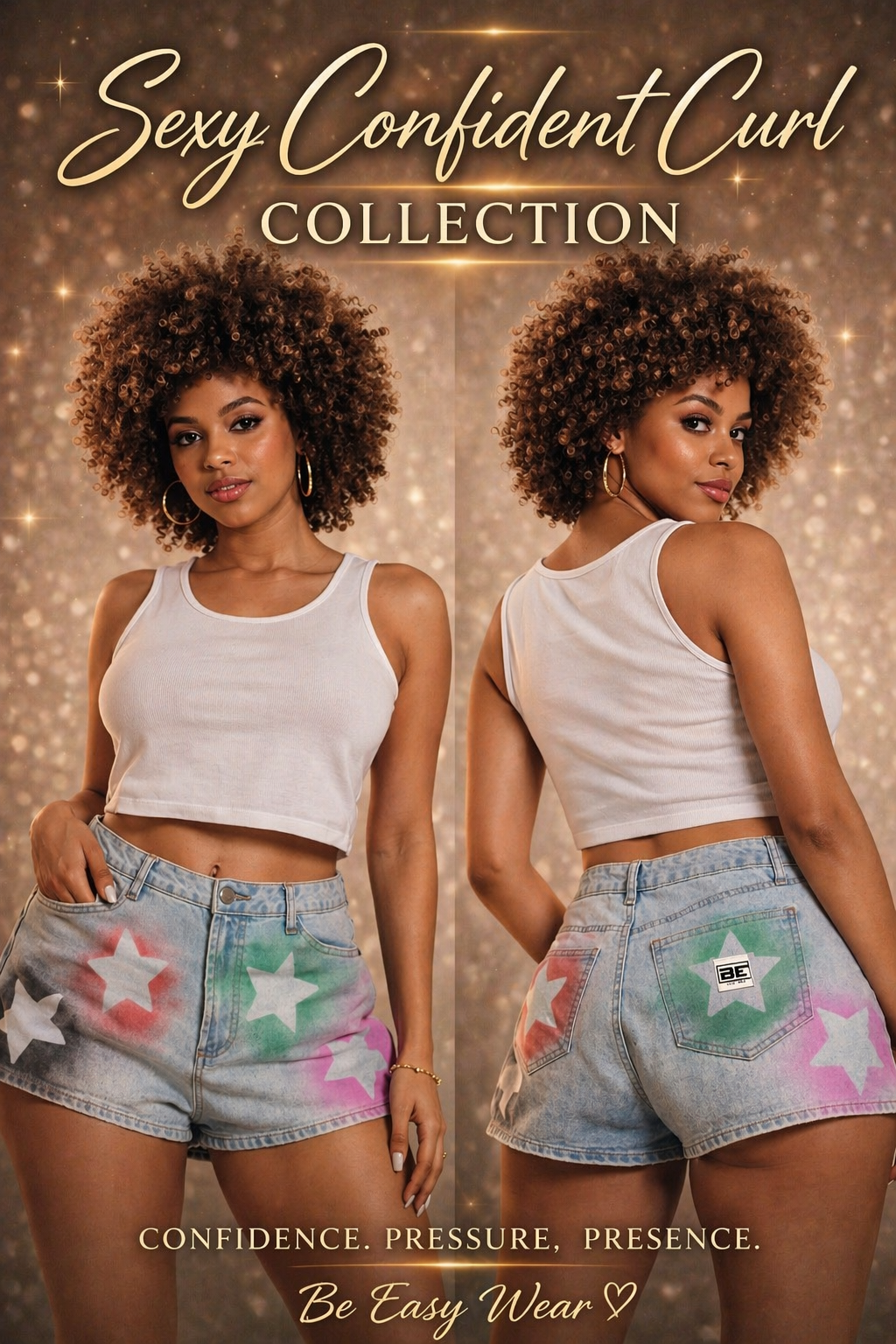 Sexy Confident Gurl Star Shorts