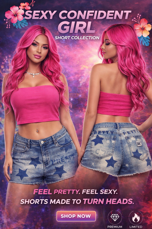 Sexy Confident Gurl Star Shorts