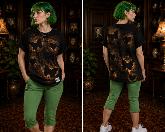 Ladies Butterfly & Heart T-Shirt