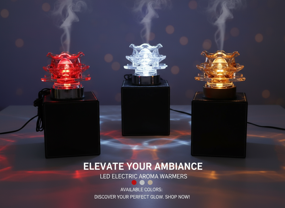 LED Electric Aroma Warmers - All Colors Banner