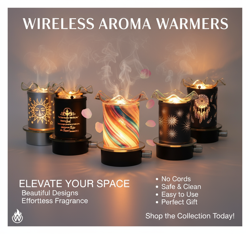 Wireless Electric Oil/Wax Aroma Warmers - All Variants Banner