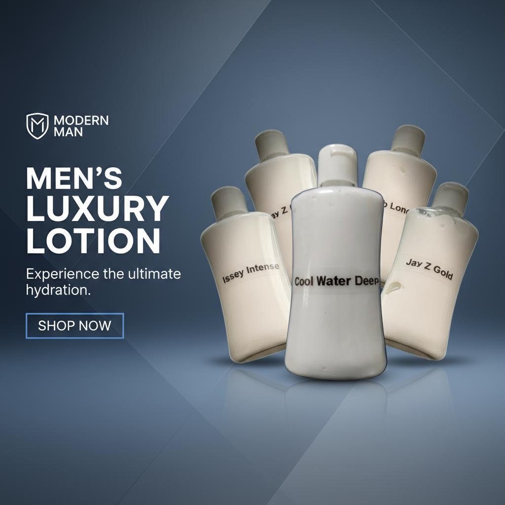 Men's Lotion Collection Banner