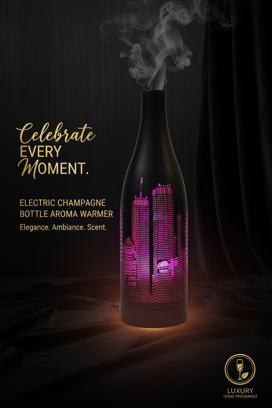 Electric Champagne Bottle Aroma Warmer Banner