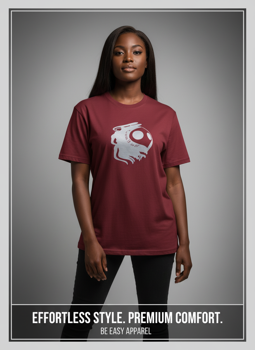 Maroon Be Easy Wear Banner