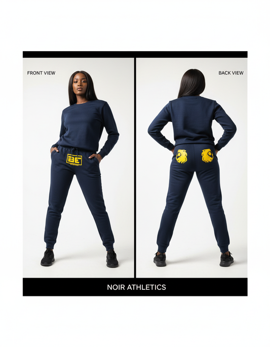 Sweat Pants Banner - Front and Back Views